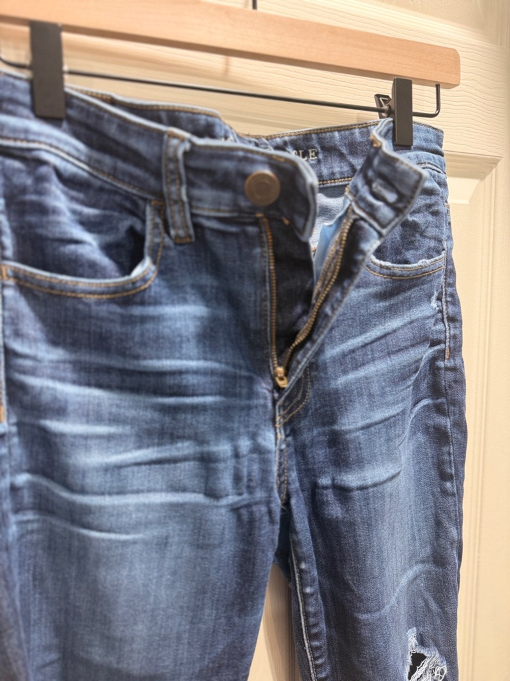 American Eagle Hi-Rise Jegging Crop-Women’s Size 6 - Picture 6 of 13